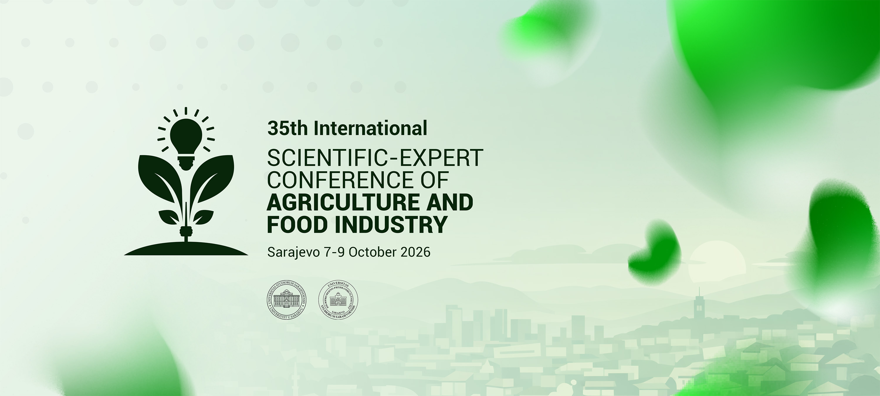 Agenda Overview: 35th International Scientific-Expert Conference of Agriculture and Food Industry